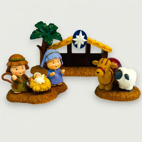 Department 56 Nativity Little People Pageant Fischer Price 2014 Mattel Enesco - Picture 1 of 12